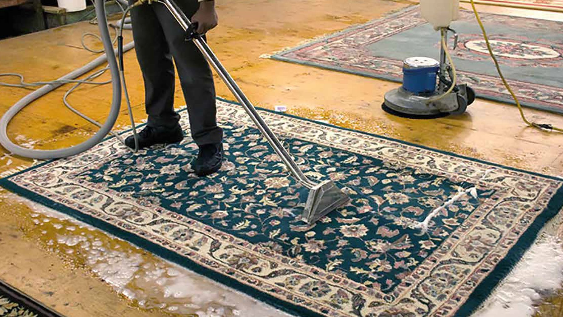 Tapis en laine nettoyé à l’atelier